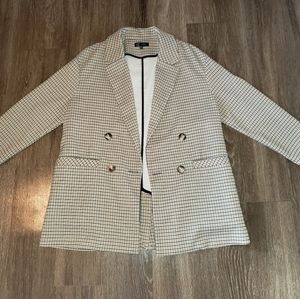 Zara Oversized Plaid Blazer